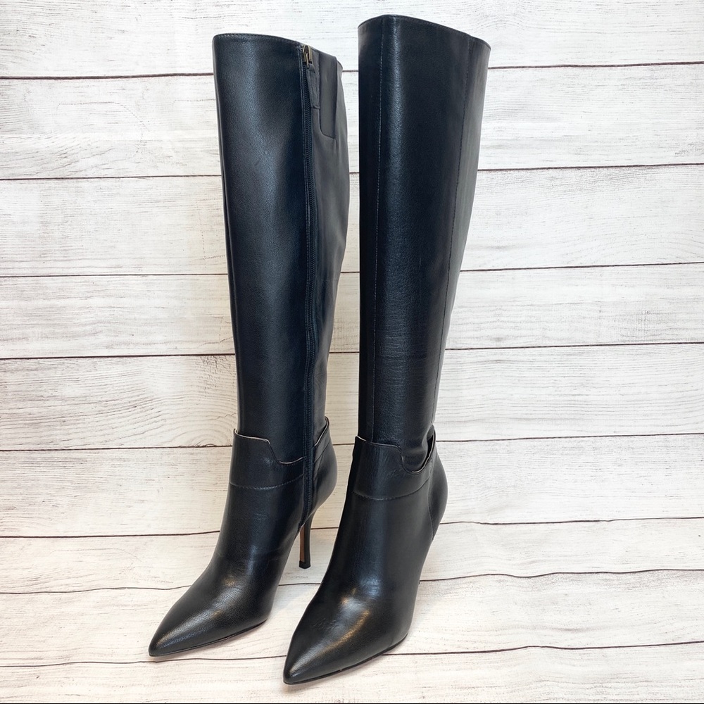 Nine West Getta Black Dressy High Heel Boots